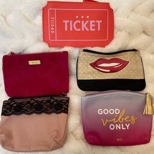 Ipsy bag bundle - cosmetic /makeup bags